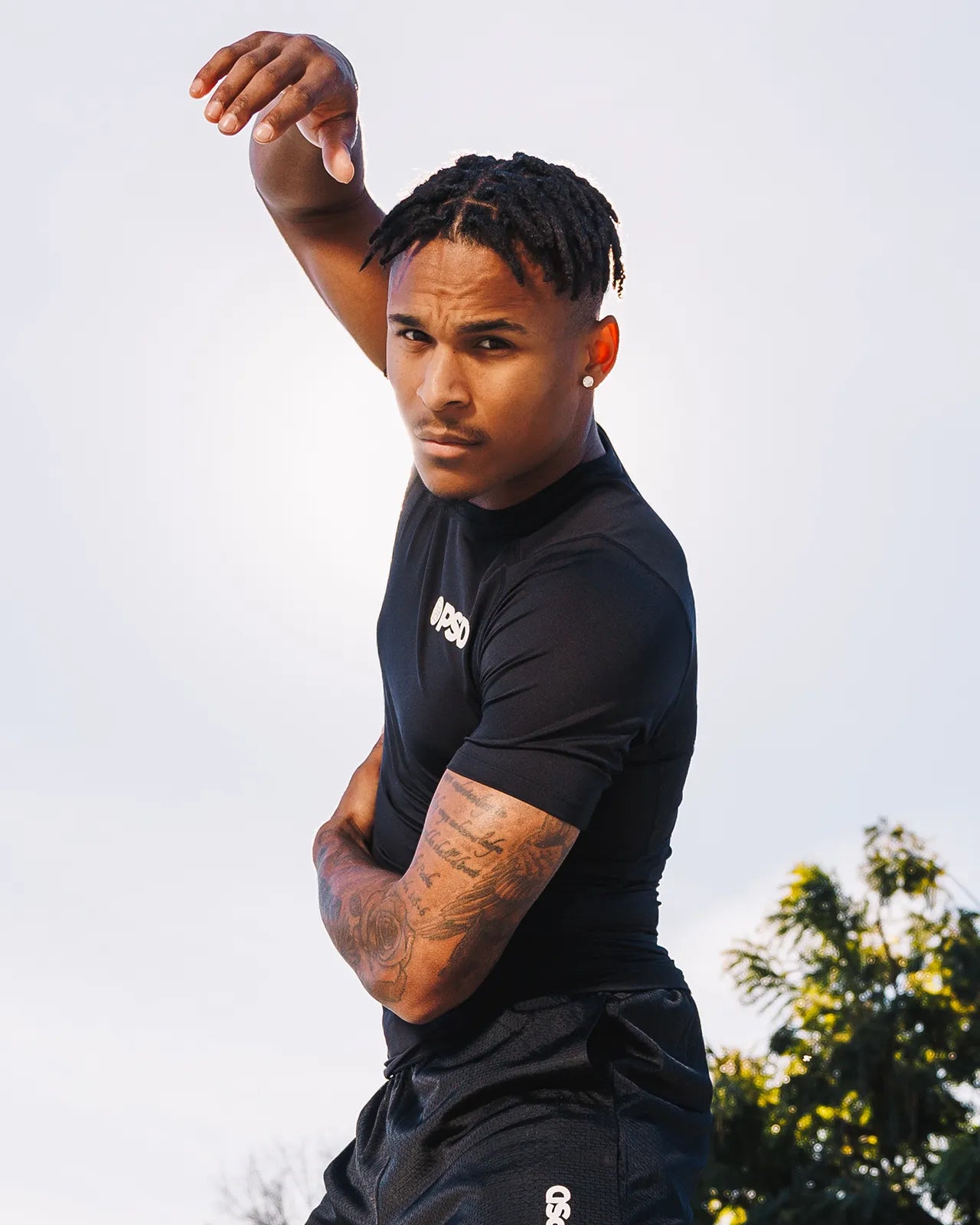 Compression Tee Short Sleeve - Black - Image 9