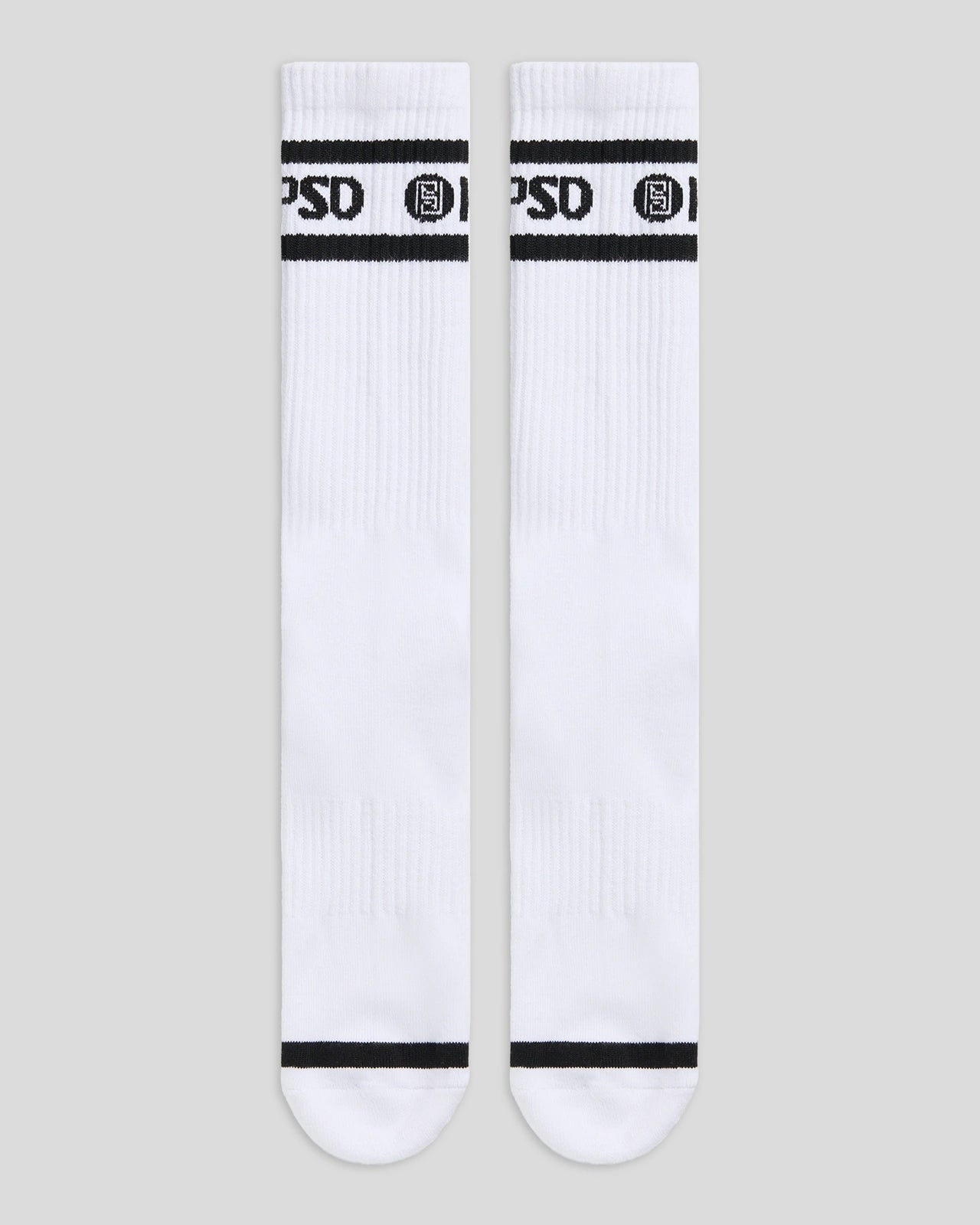 3 Pack - Logo Stripe Crew - White - Image 3