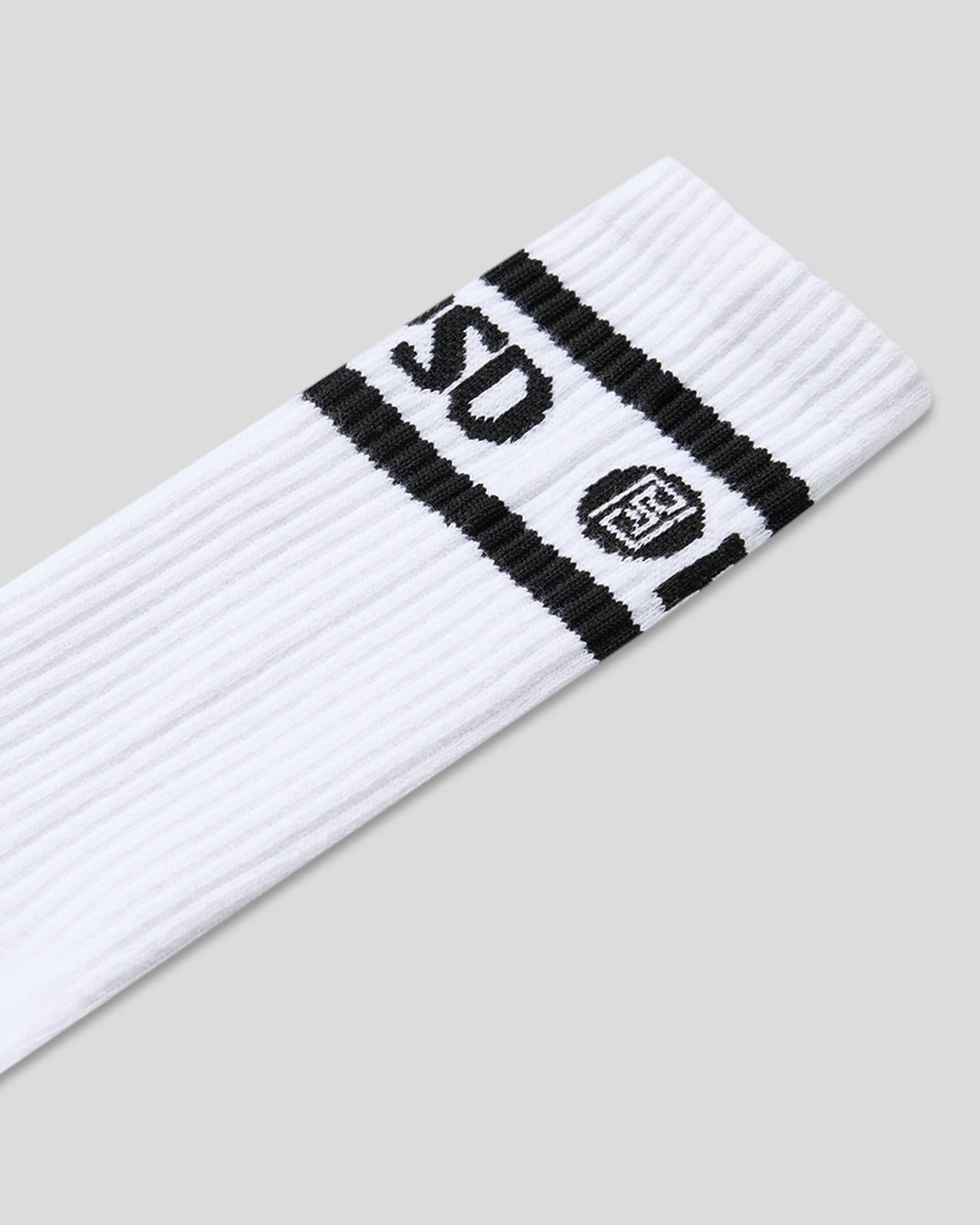 3 Pack - Logo Stripe Crew - White - Image 5