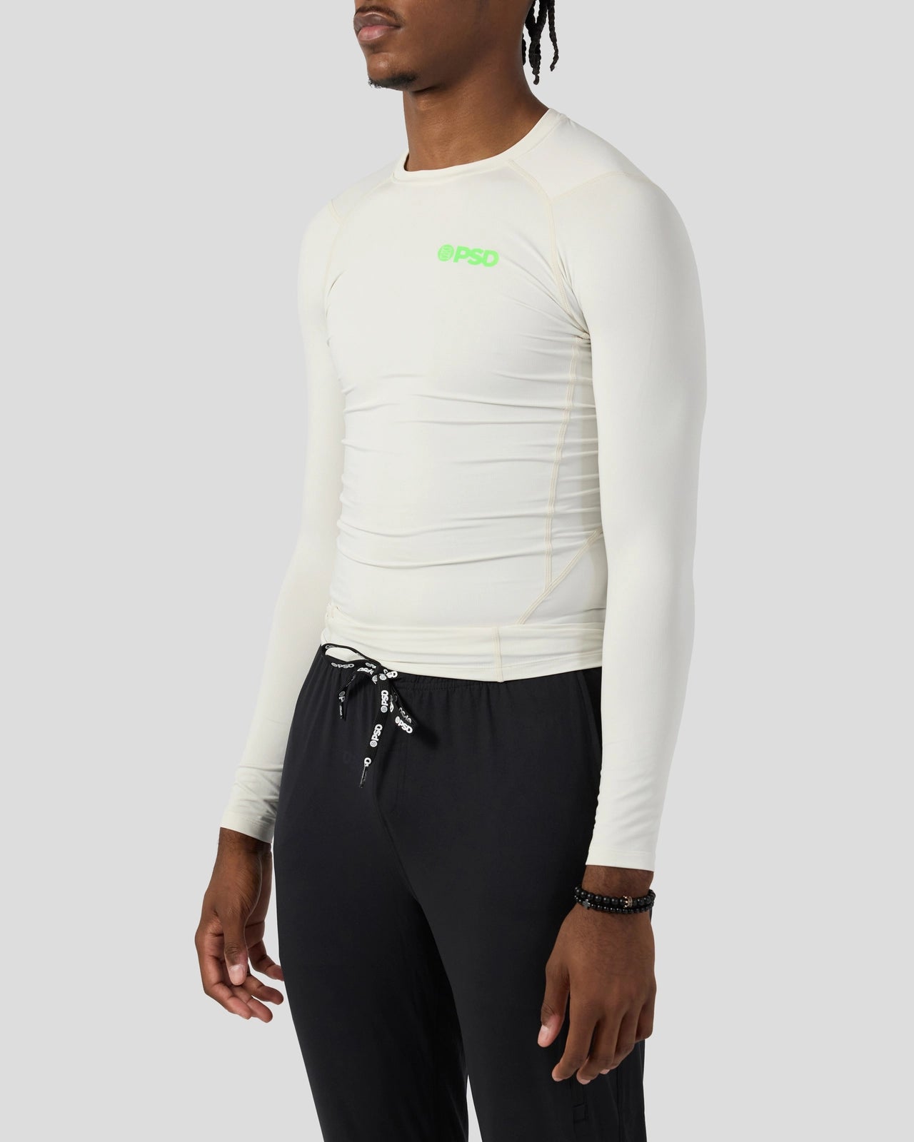 Compression Tee Long Sleeve - Ash - Image 2