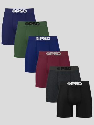 Solids 6 Pack - Dark Tones
