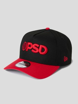 New Era x PSD Logo Hat Black/Red